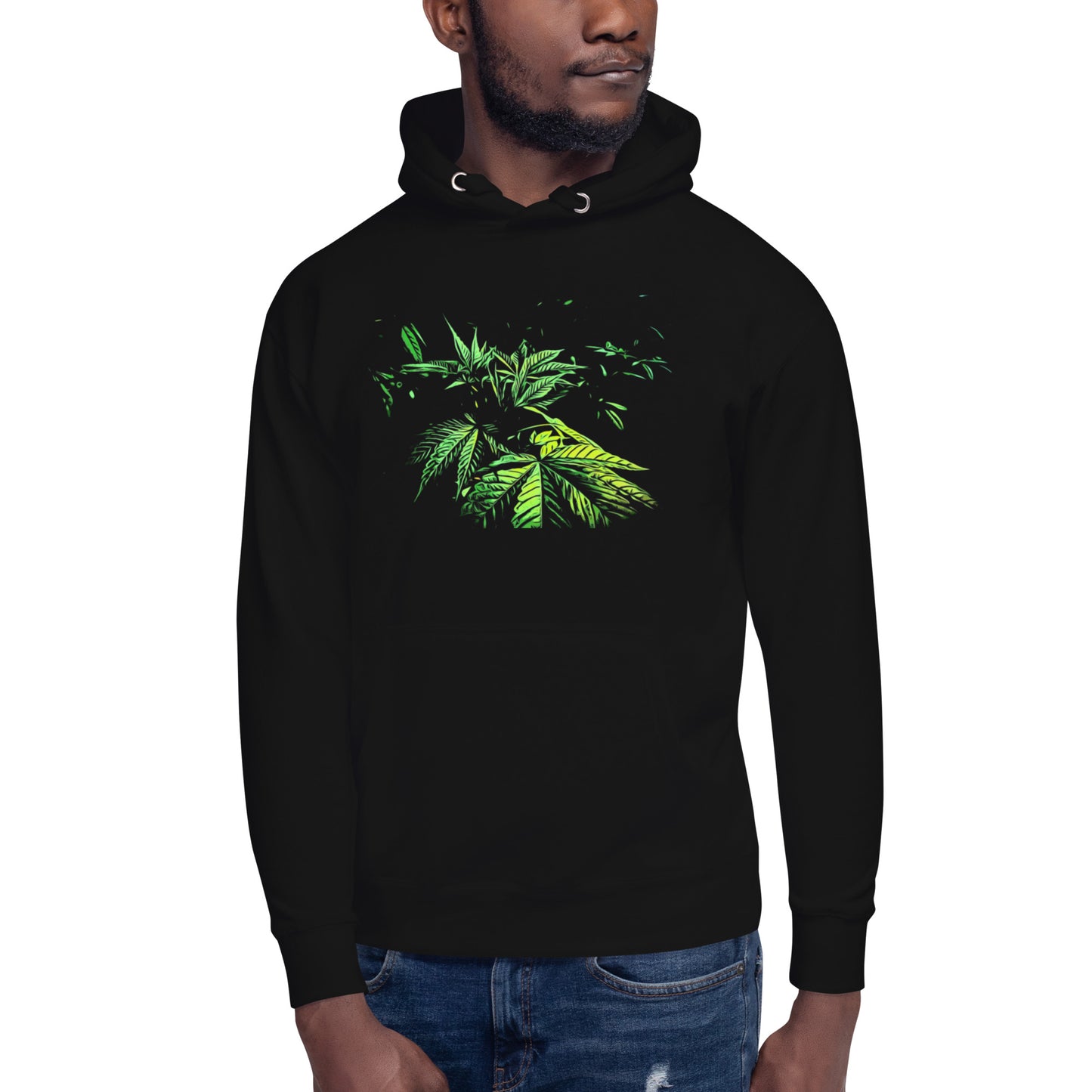 Praying Cannabis Plant Unisex Hoodie