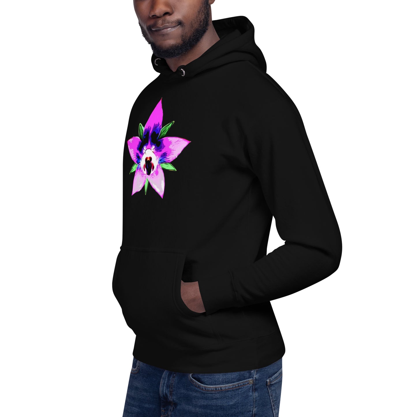 Pink Starflower Unisex Hoodie