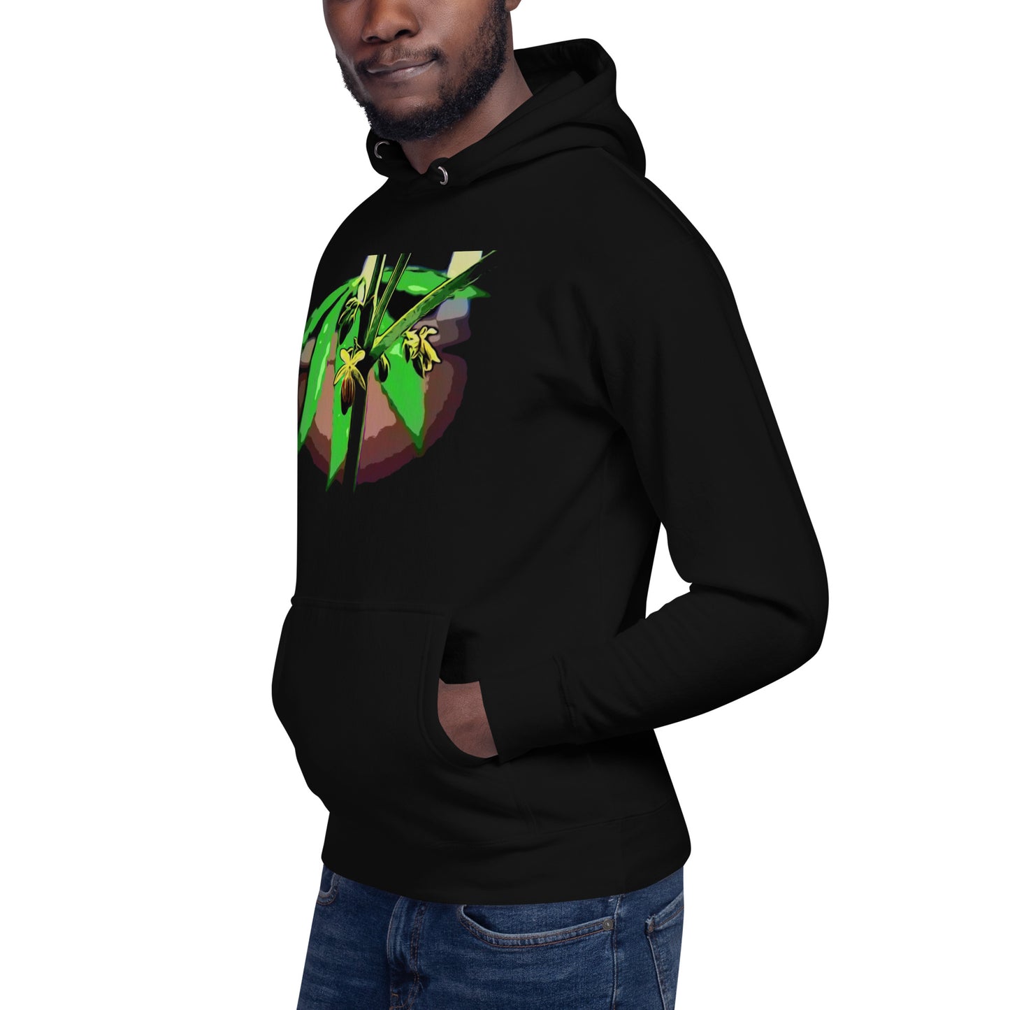 Male Flowering Cannabis Plant Unisex Hoodie