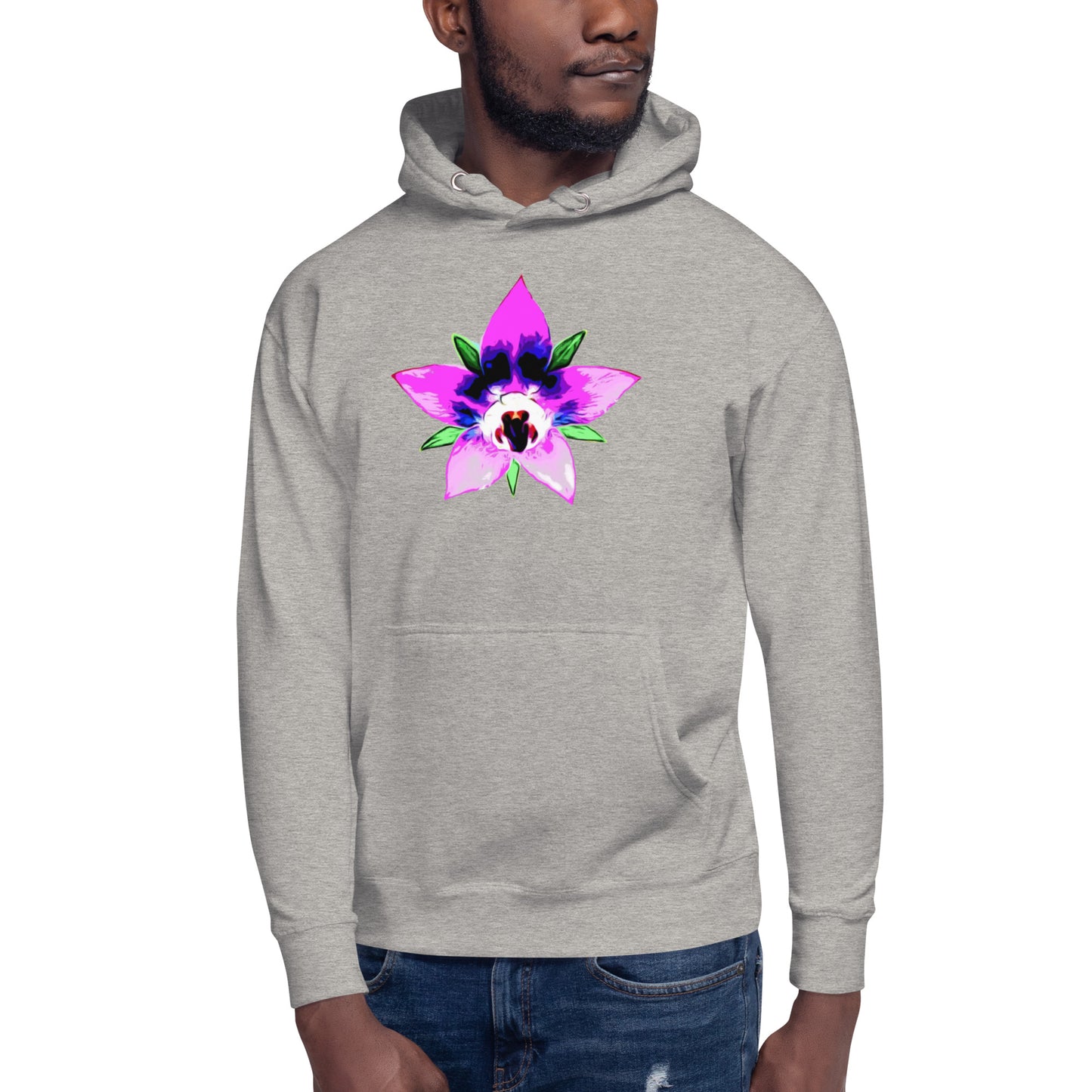 Pink Starflower Unisex Hoodie