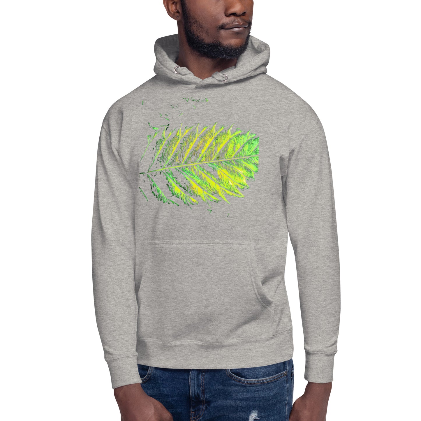 Double Serrated Cannabis Leaf Unisex Hoodie