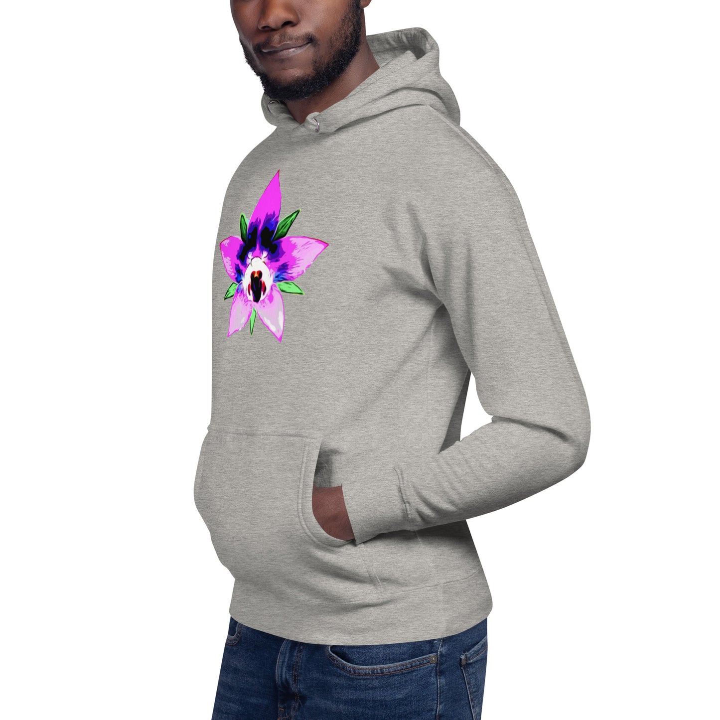 Pink Starflower Unisex Hoodie