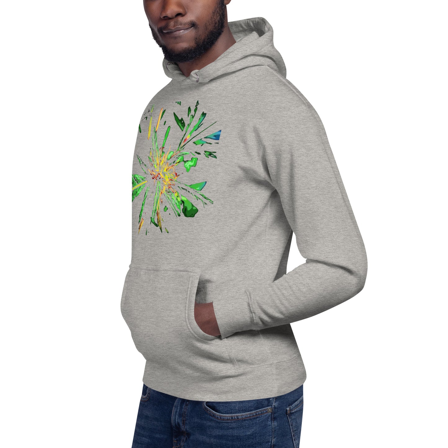 Red Flowering Cannabis Plant Unisex Hoodie