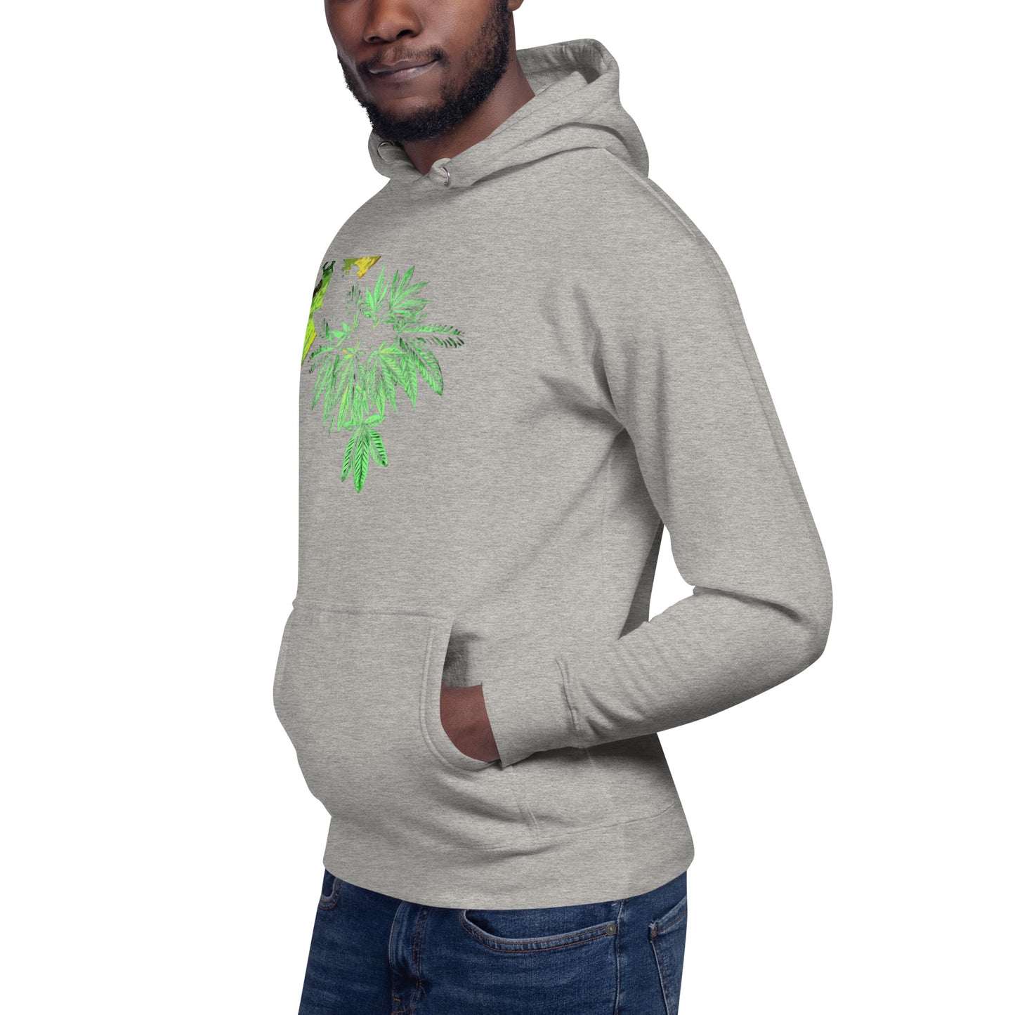 Sleeping Broad Leaf Cannabis Plant Unisex Hoodie
