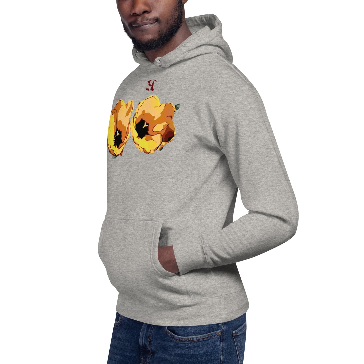 Yellow Tulip Flowers Unisex Hoodie