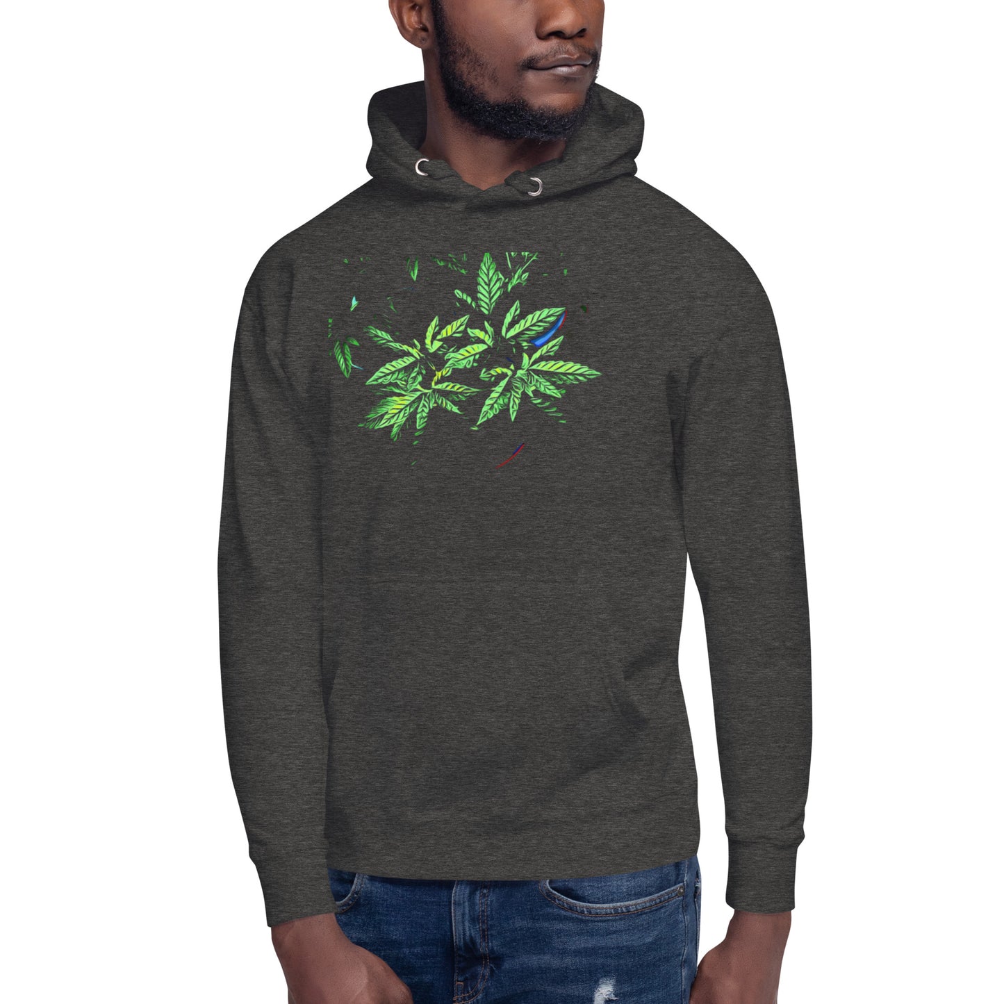 Butterfly Leaf Cannabis Plant Unisex Hoodie