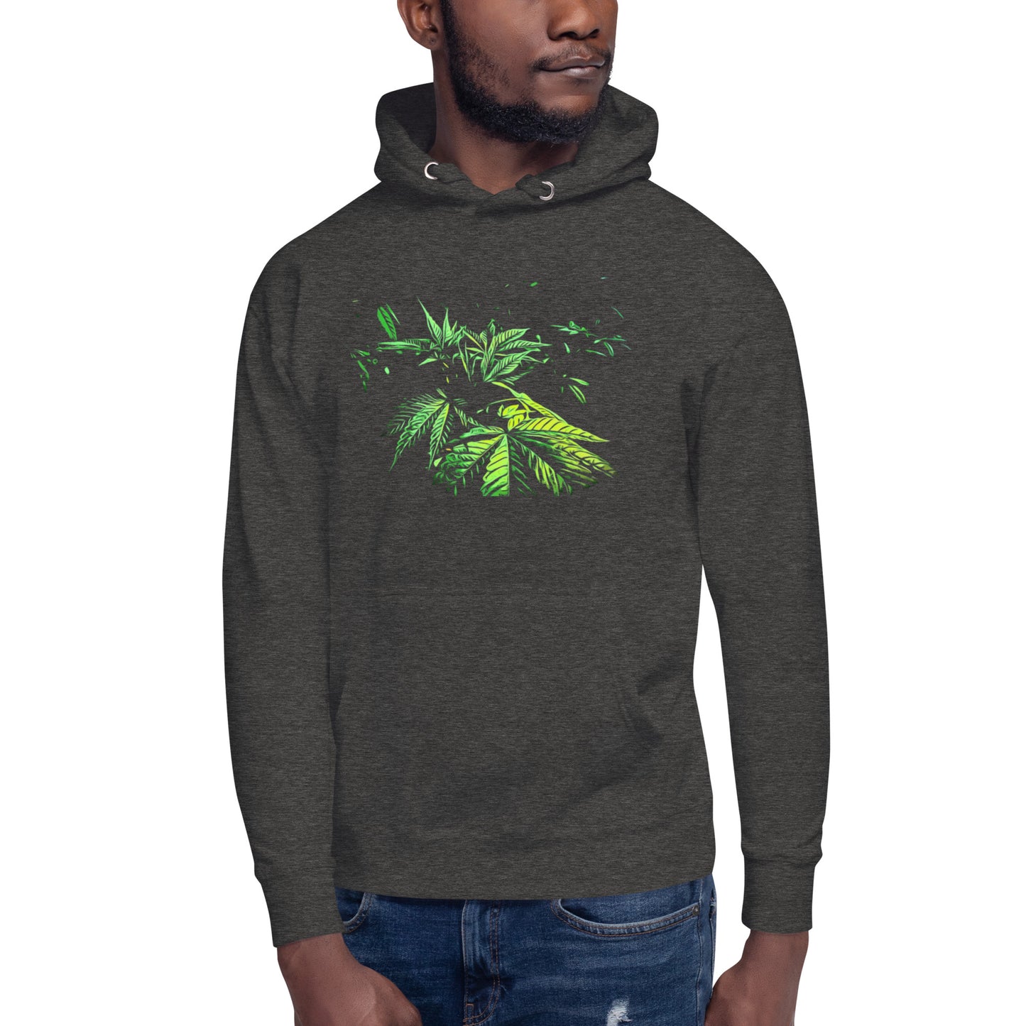 Praying Cannabis Plant Unisex Hoodie