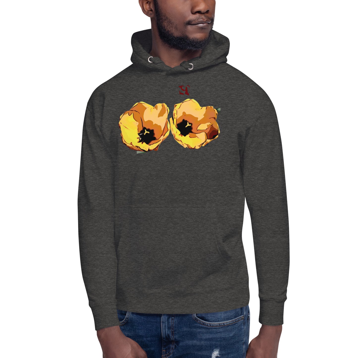 Yellow Tulip Flowers Unisex Hoodie
