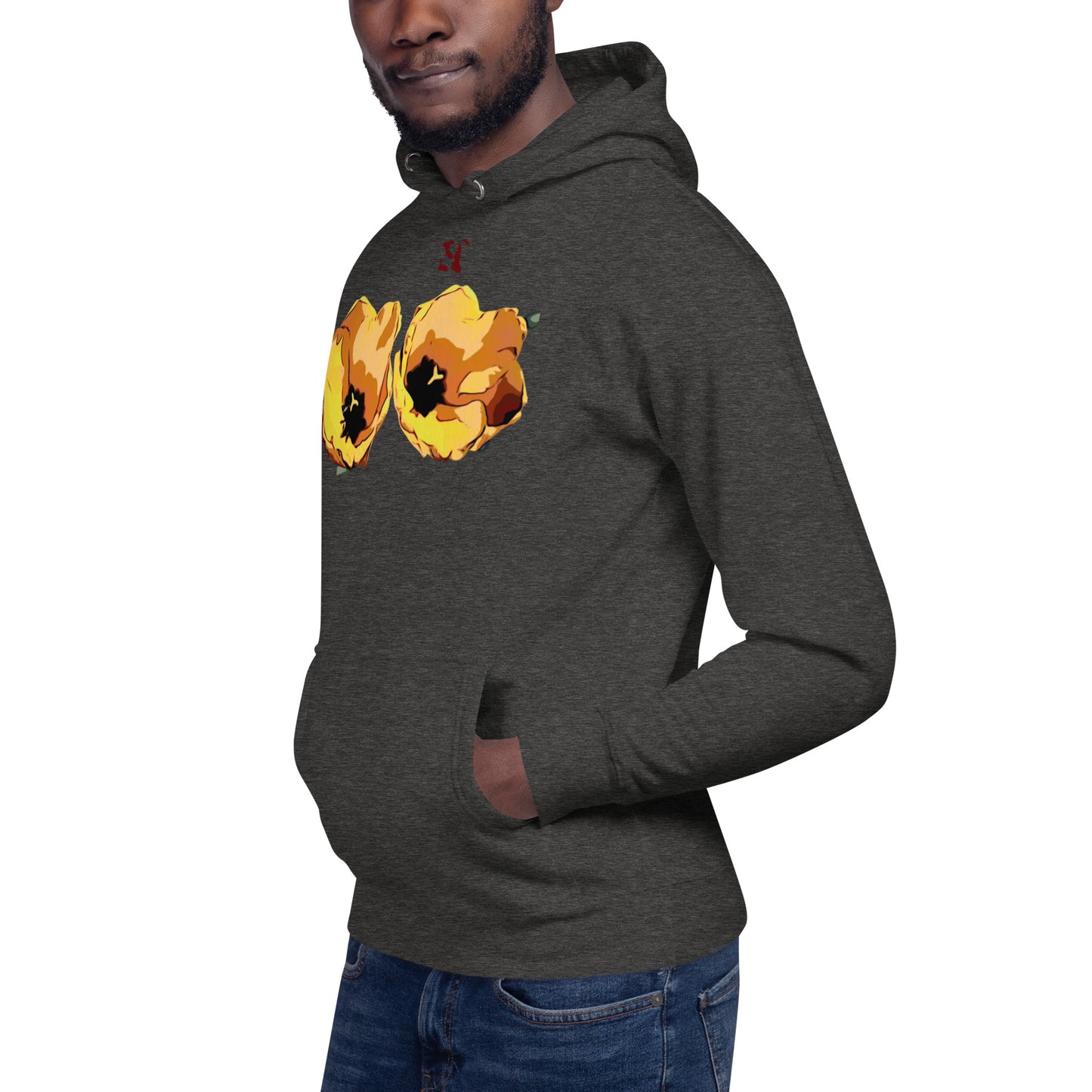 Yellow Tulip Flowers Unisex Hoodie
