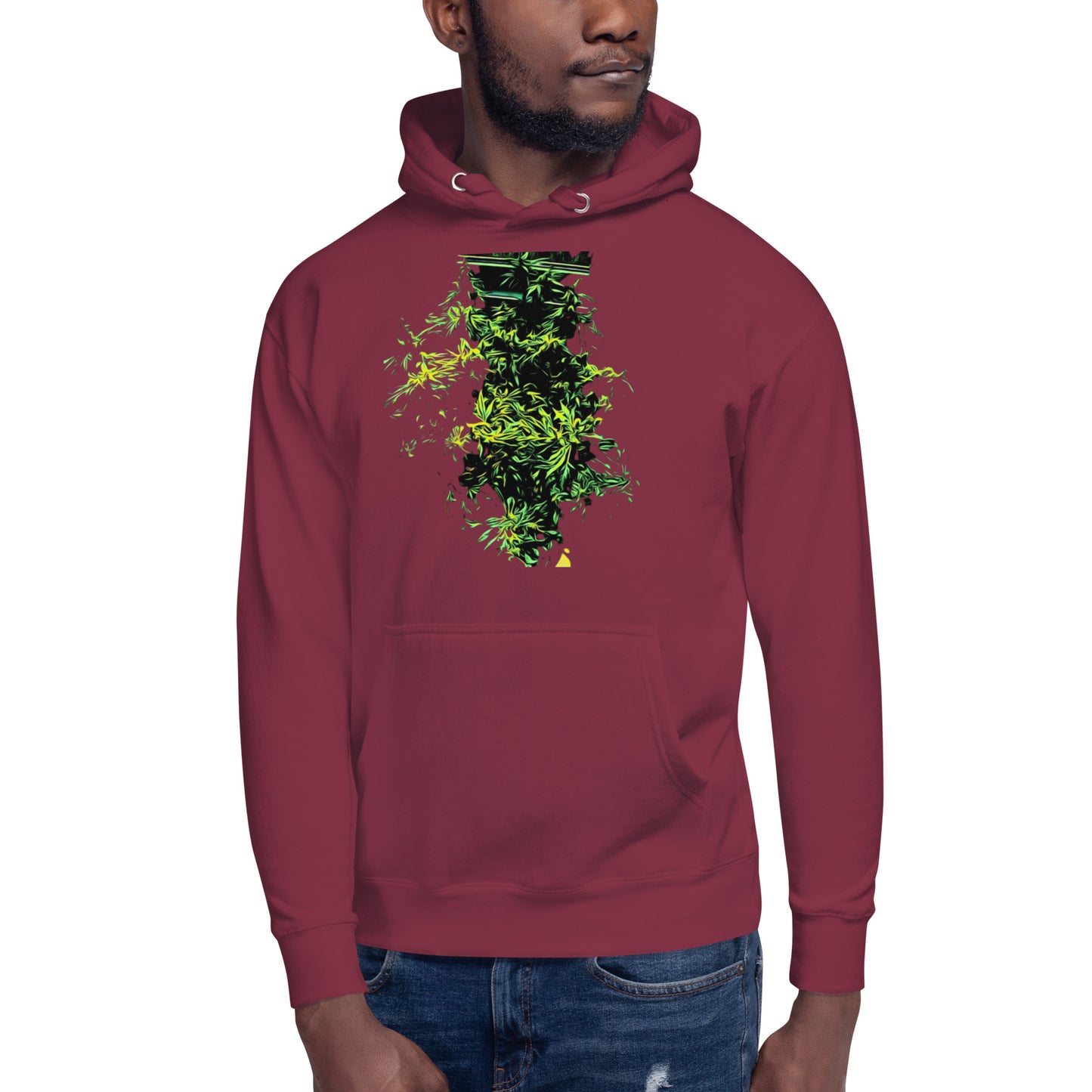 Monster Bush Cannabis Plant Unisex Hoodie