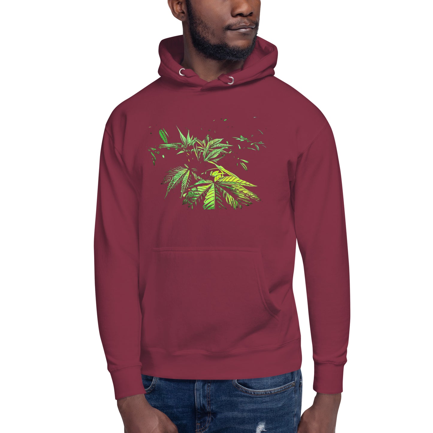 Praying Cannabis Plant Unisex Hoodie