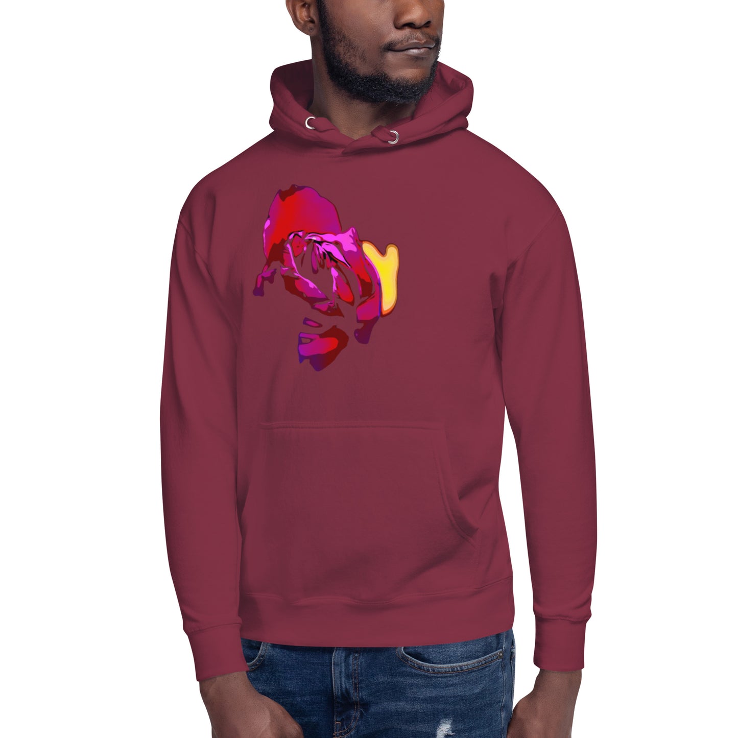 Purple Tulip Flower Unisex Hoodie