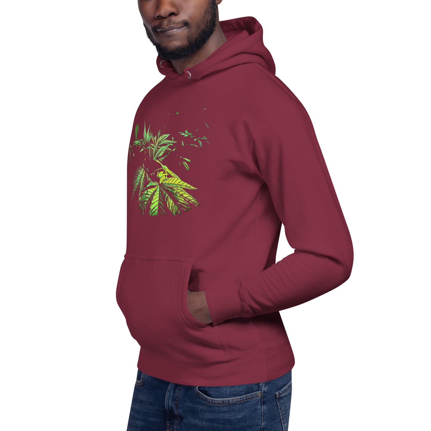 Praying Cannabis Plant Unisex Hoodie