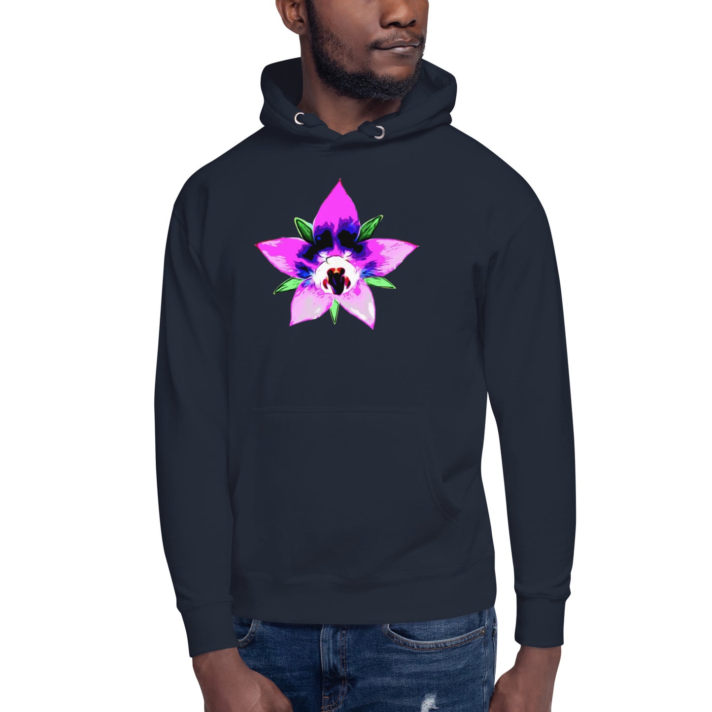 Pink Starflower Unisex Hoodie