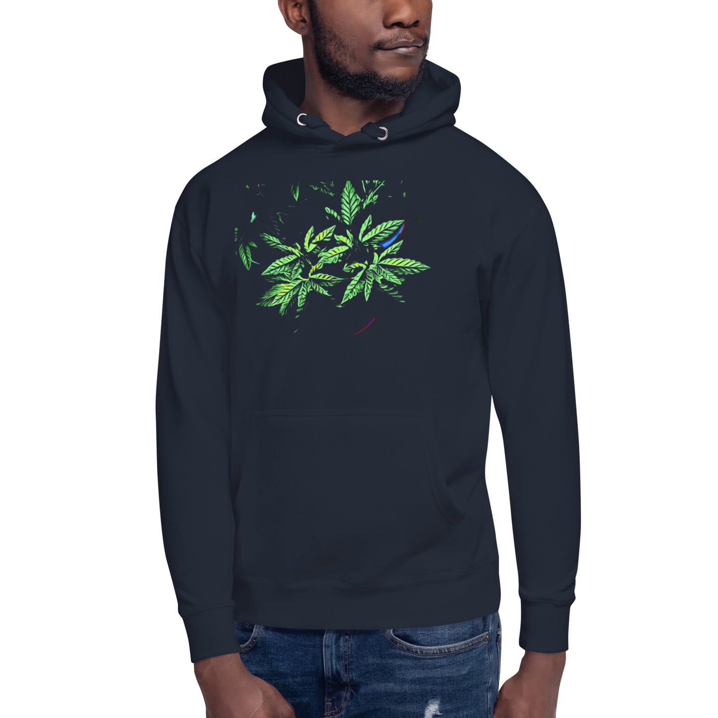 Butterfly Leaf Cannabis Plant Unisex Hoodie