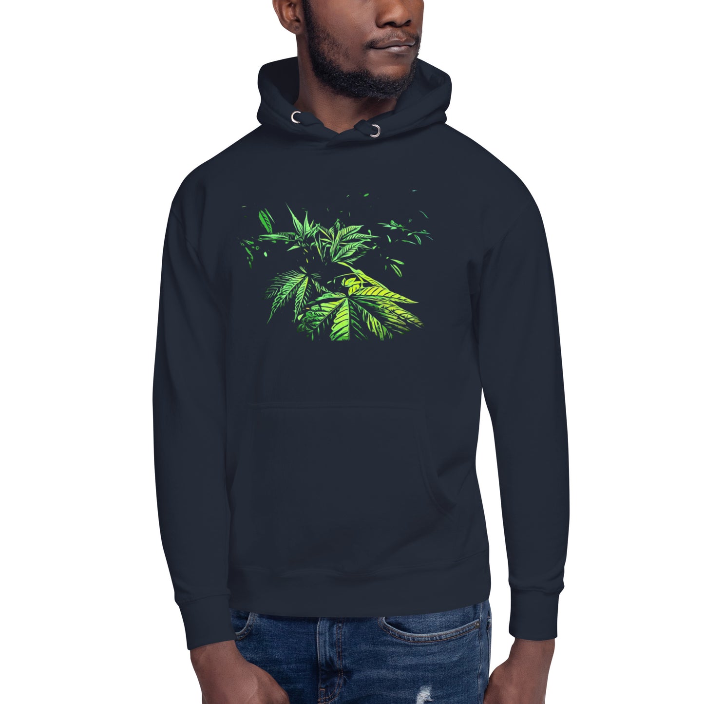 Praying Cannabis Plant Unisex Hoodie