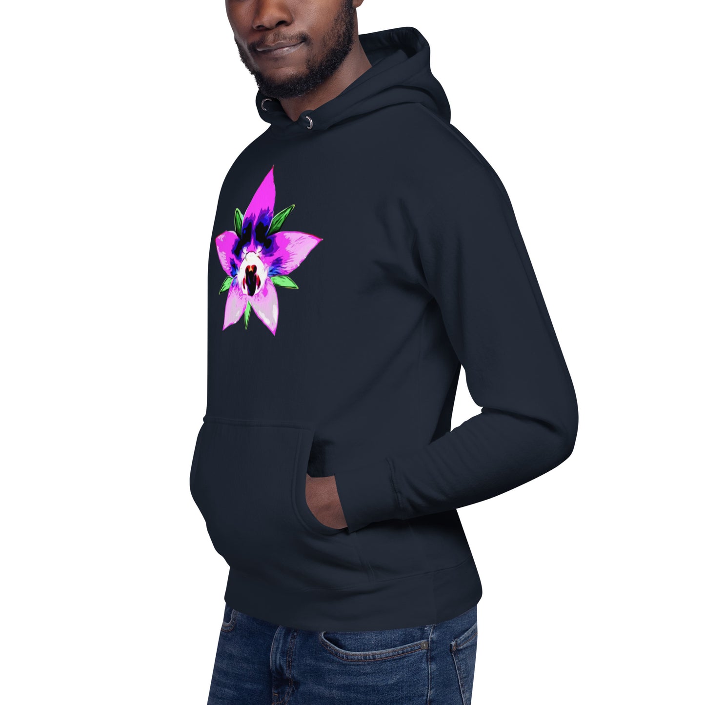 Pink Starflower Unisex Hoodie