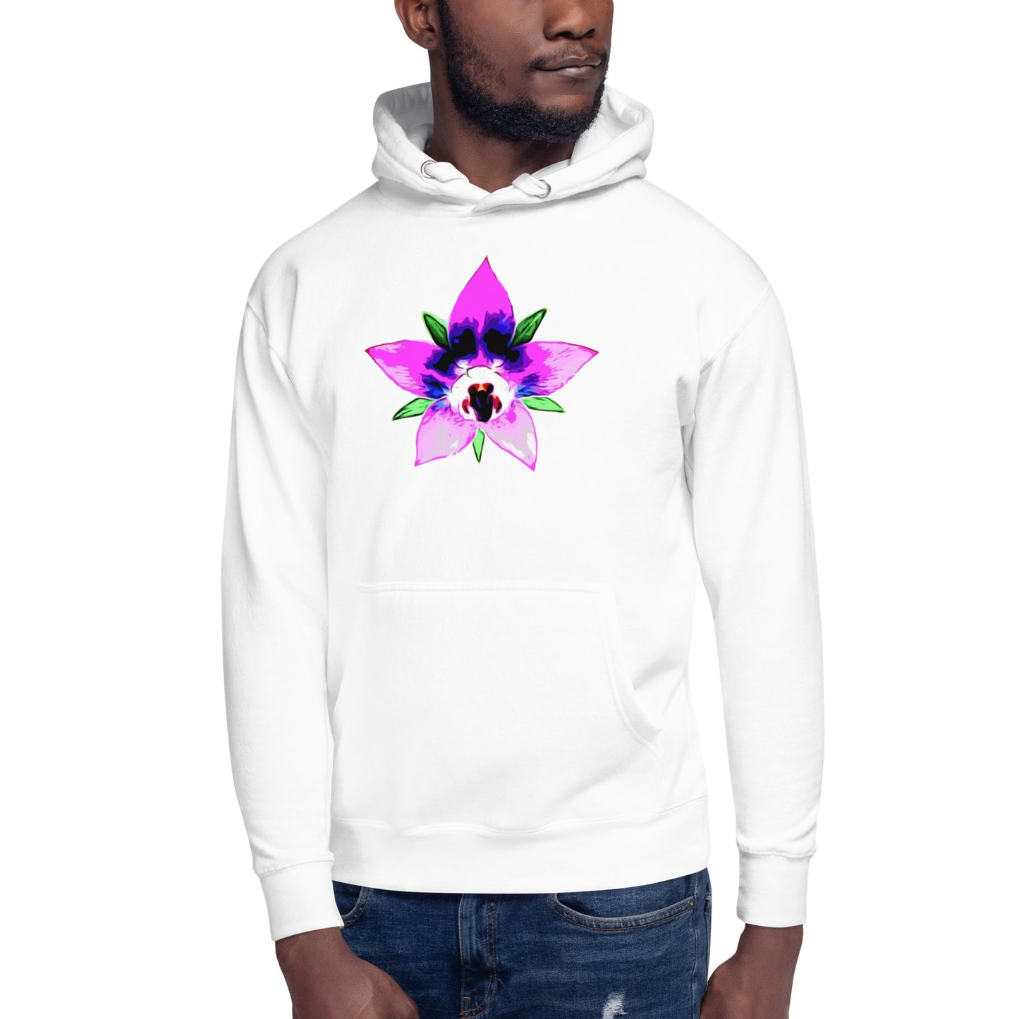 Pink Starflower Unisex Hoodie