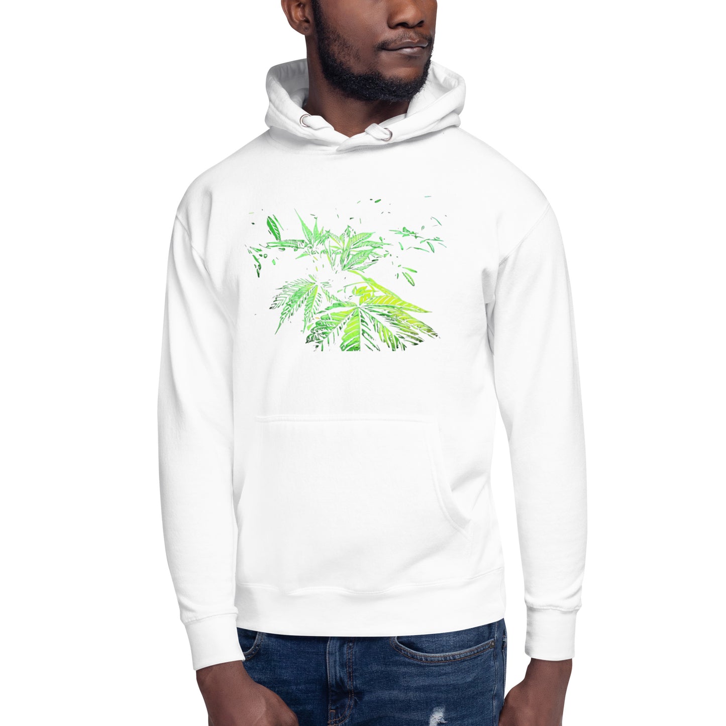 Praying Cannabis Plant Unisex Hoodie