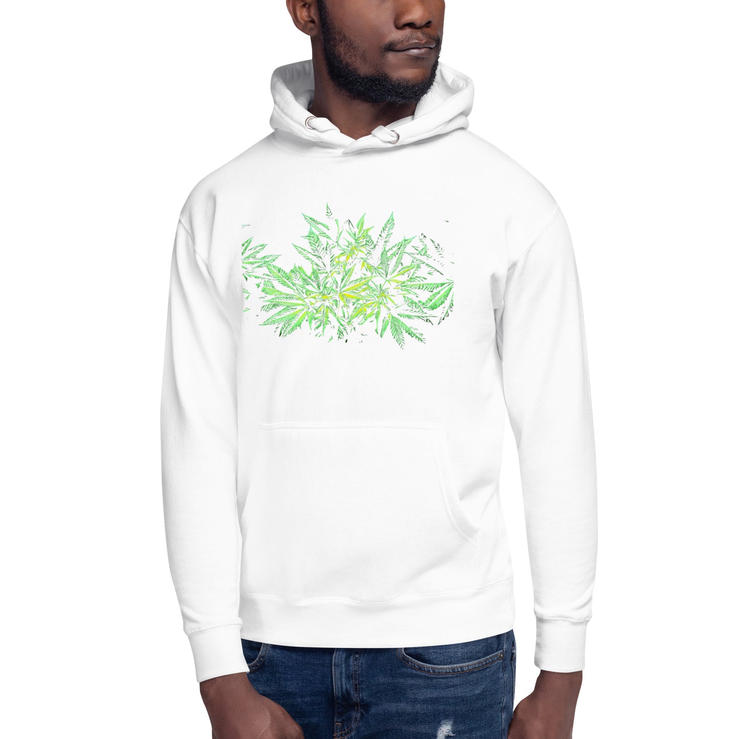 Flowering Hybrid Cannabis Plant Unisex Hoodie