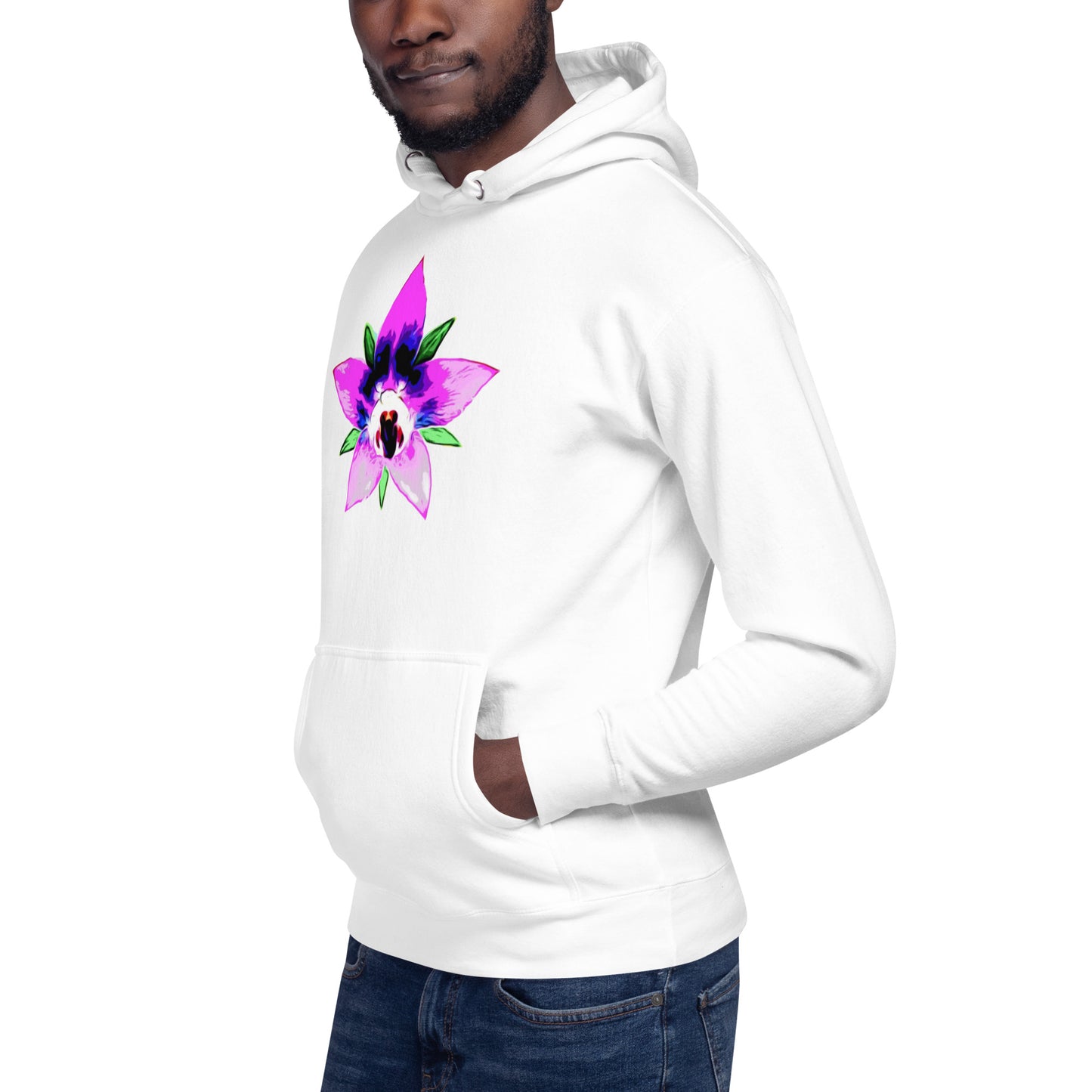 Pink Starflower Unisex Hoodie