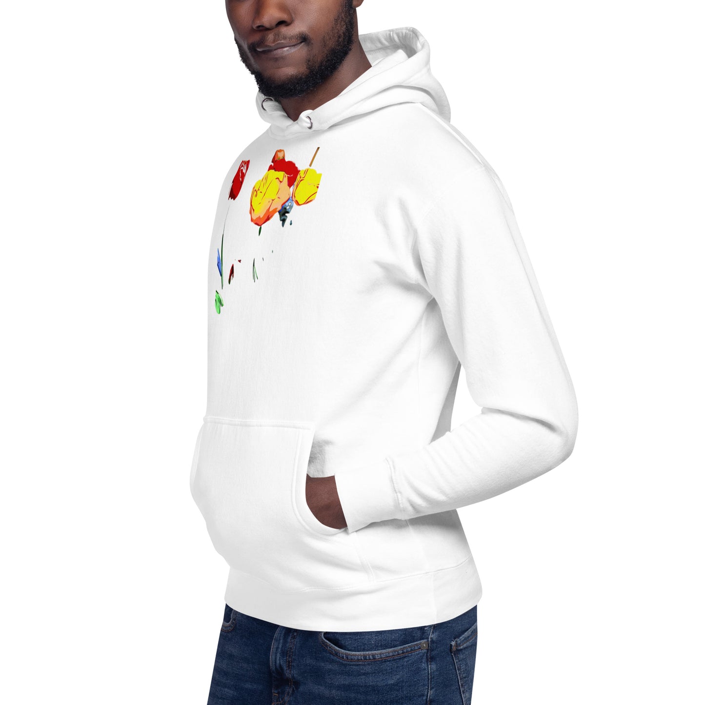 Mix of Tulip Flowers Unisex Hoodie