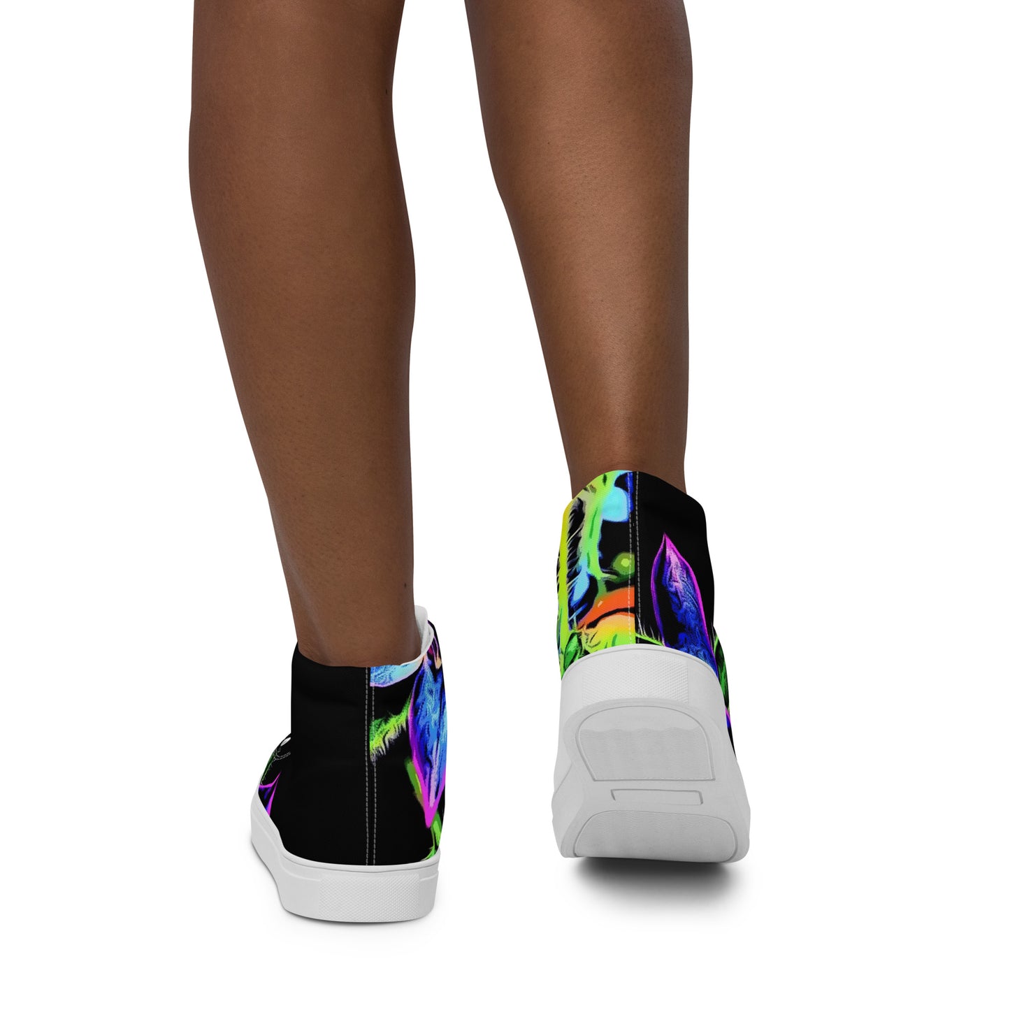 Starflower Women’s high top canvas shoes