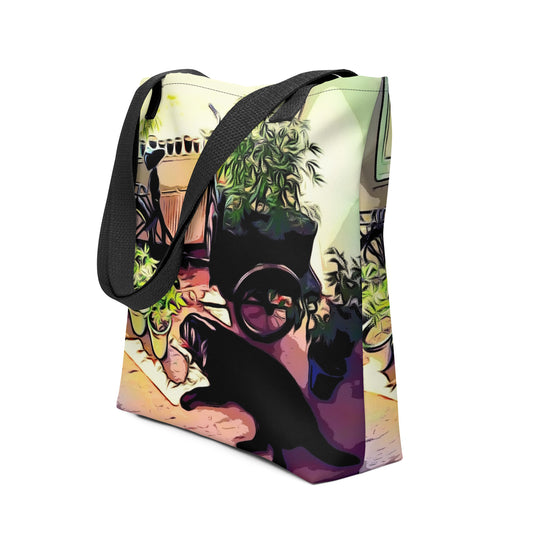 Cannabis Flowering Bakfiets Tote Bag