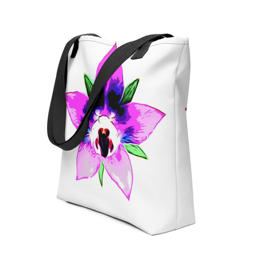 Pink Starflower Tote Bag