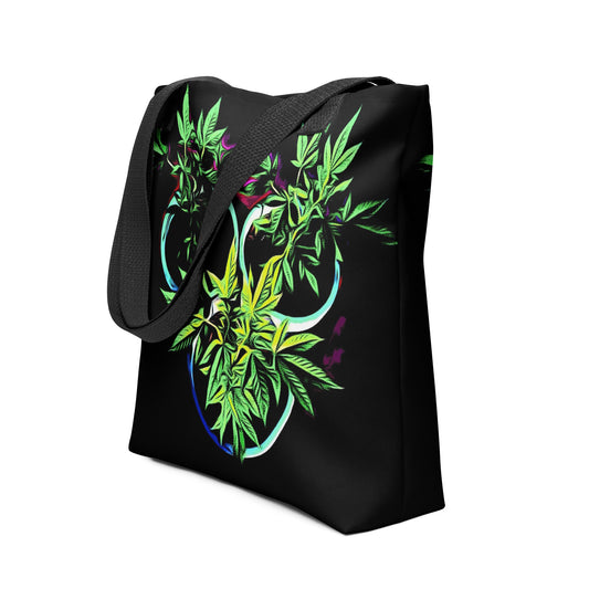 3 Pot Cannabis Plants Tote Bag