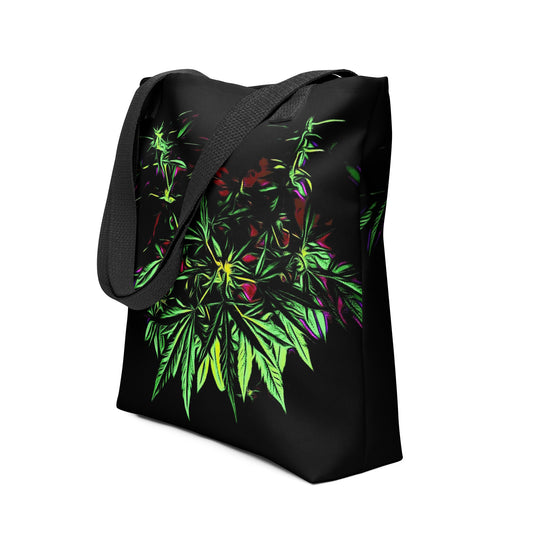 Flowering Broad Leaf Tote Bag