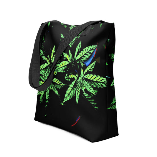 Butterfly Leaf Cannabis Plant Tote Bag