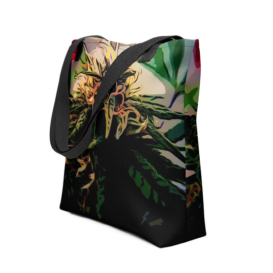 Happy's Blue Santa Cannabis Variety Tote Bag
