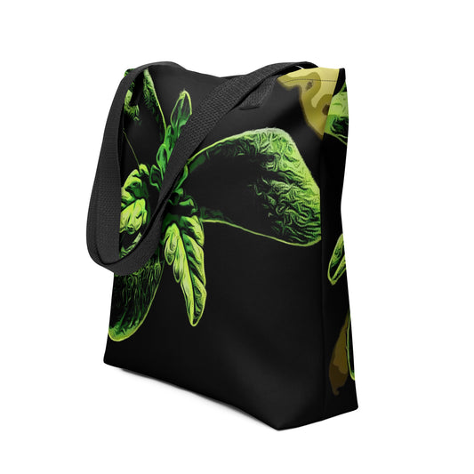 3 Leaf Trifoliate Cannabis Seedling Tote Bag