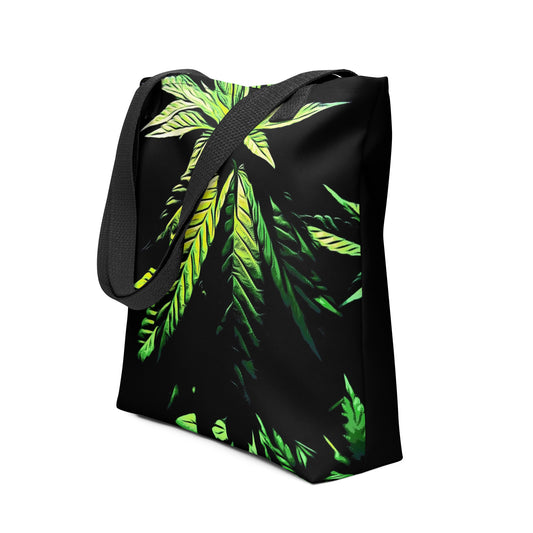 Vegetative Cannabis Plant Tote Bag