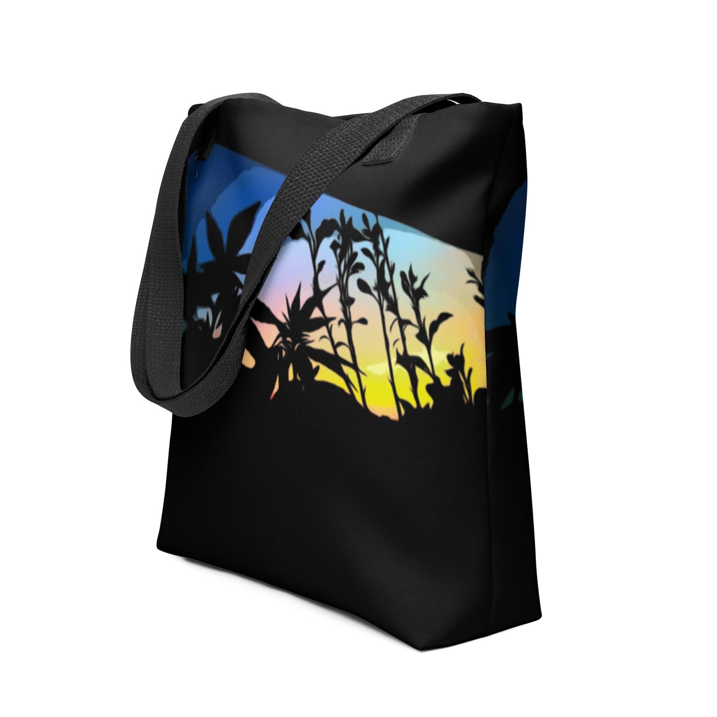 Cannabis Starflower and Moon Tote Bag