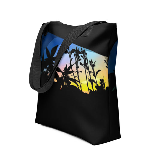 Cannabis Starflower and Moon Tote Bag