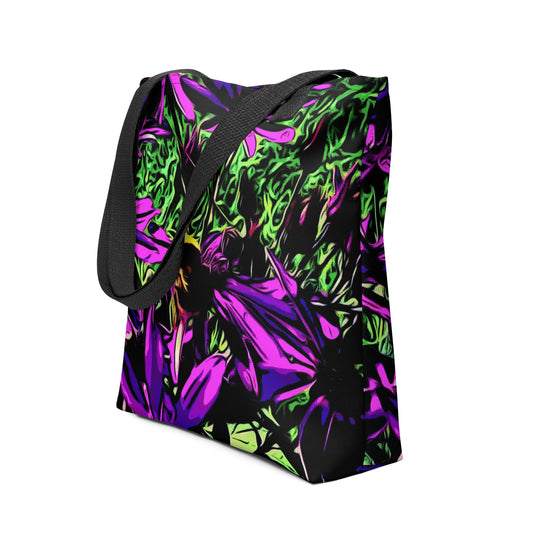 Bumblebee on Purple Flower Tote Bag