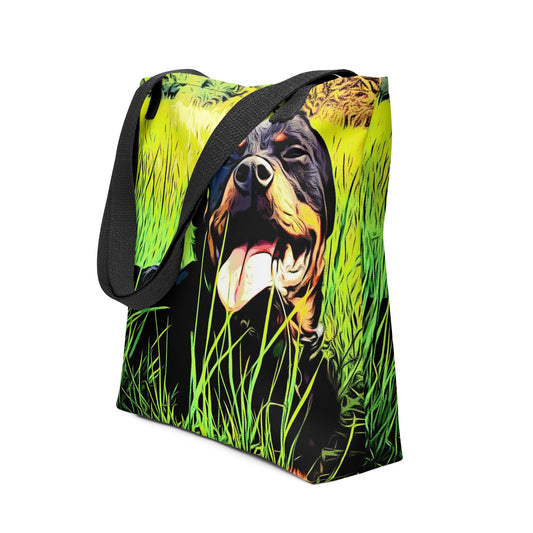 Happy Dog Big Smile Tote bag