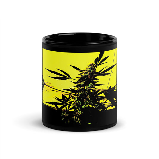 Yellow Auto Flowering Cannabis Plant Mug
