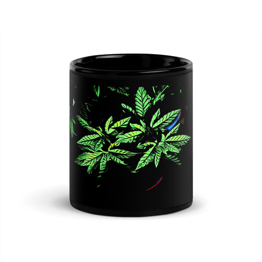 Butterfly Leaf Cannabis Plant Mug