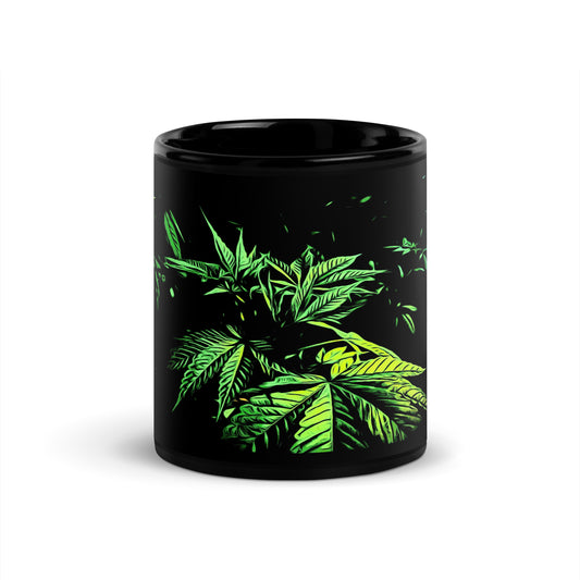 Praying Cannabis Plant Mug