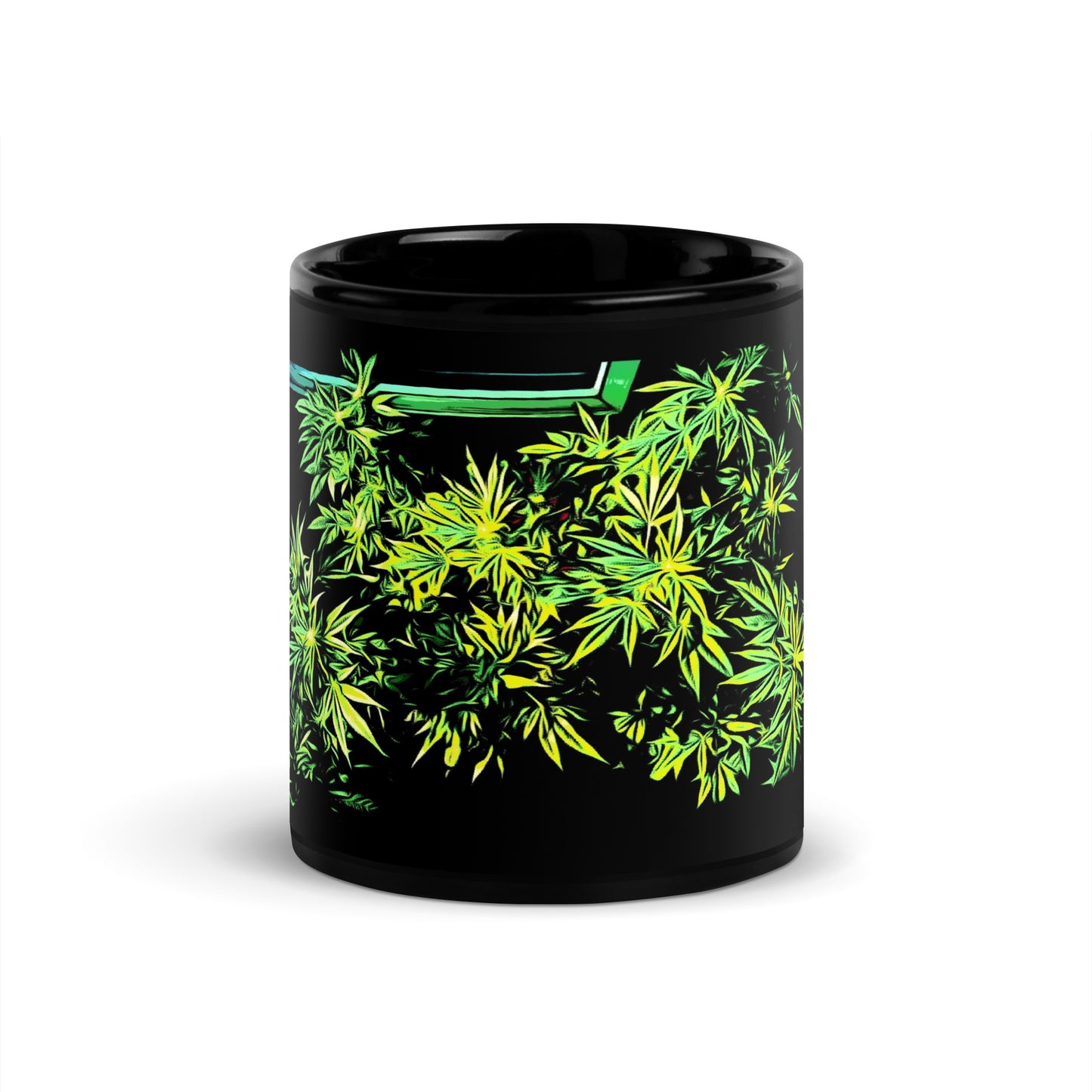 X Shaped Cannabis Plant Mug