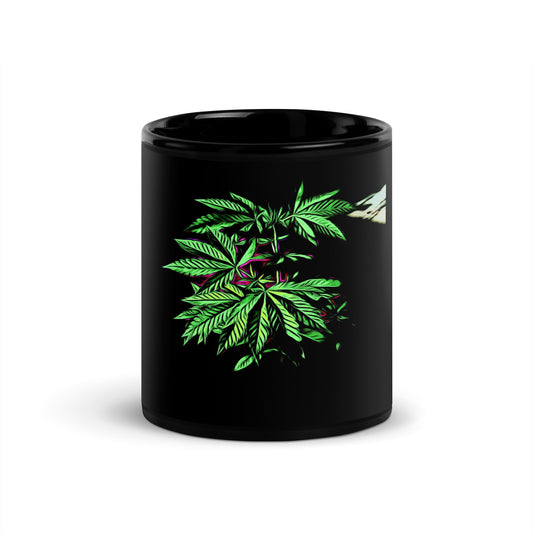 Broad Leaf Cannabis Plant Mug