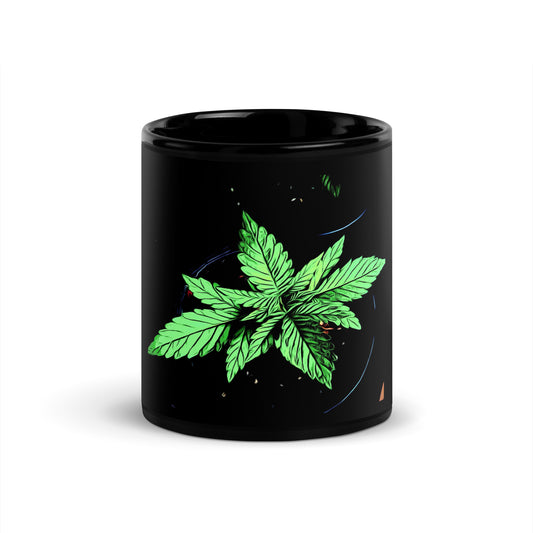 Young Broad Leaf Cannabis Plant Mug