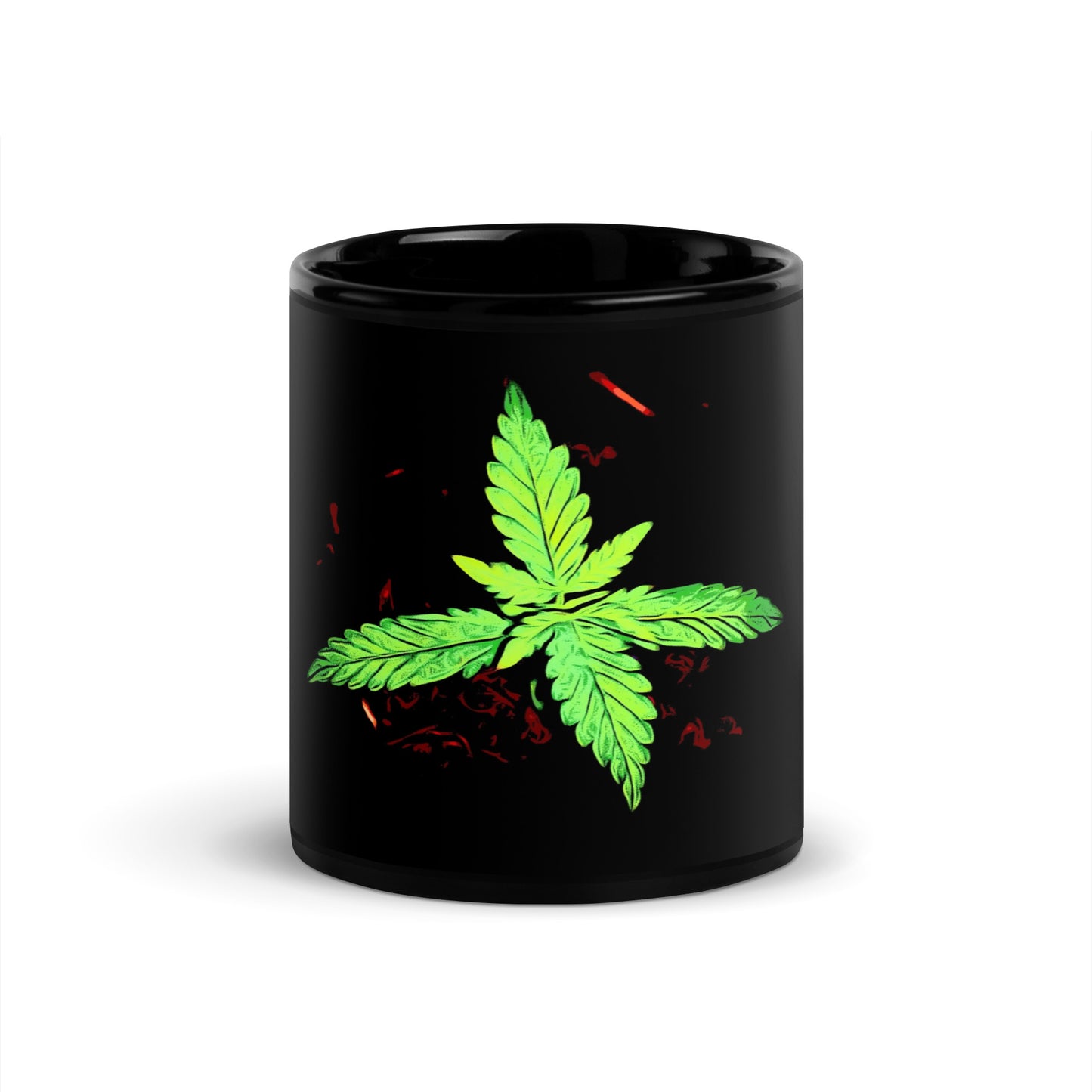 Four Leaf Cannabis Plant Mug