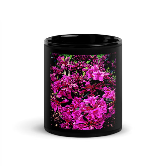Pink Azalea Flowers Mug
