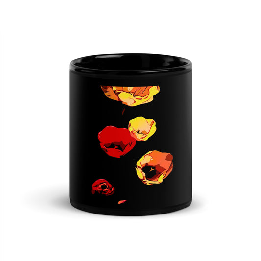 Red and Yellow Tulip Flowers Mug