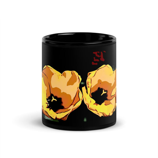Yellow Tulip Flowers Mug