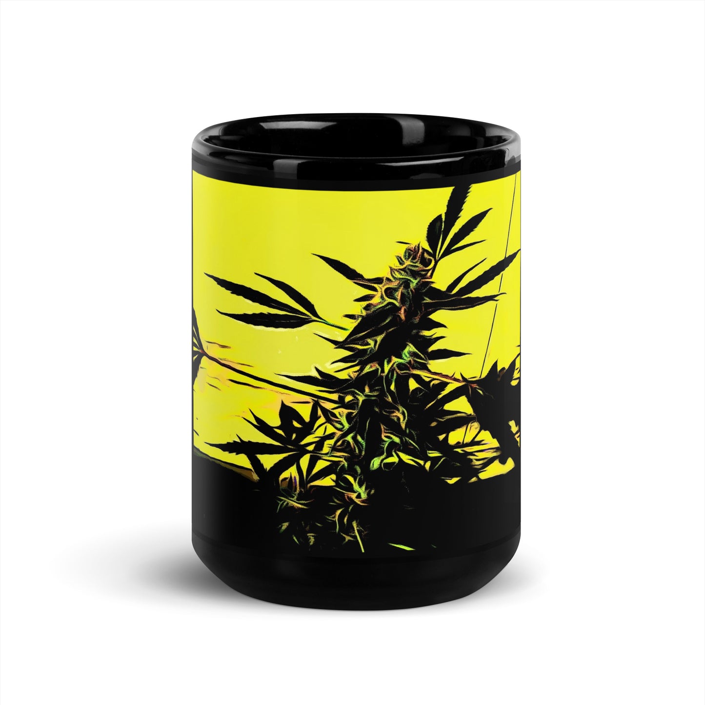Yellow Auto Flowering Cannabis Plant Mug